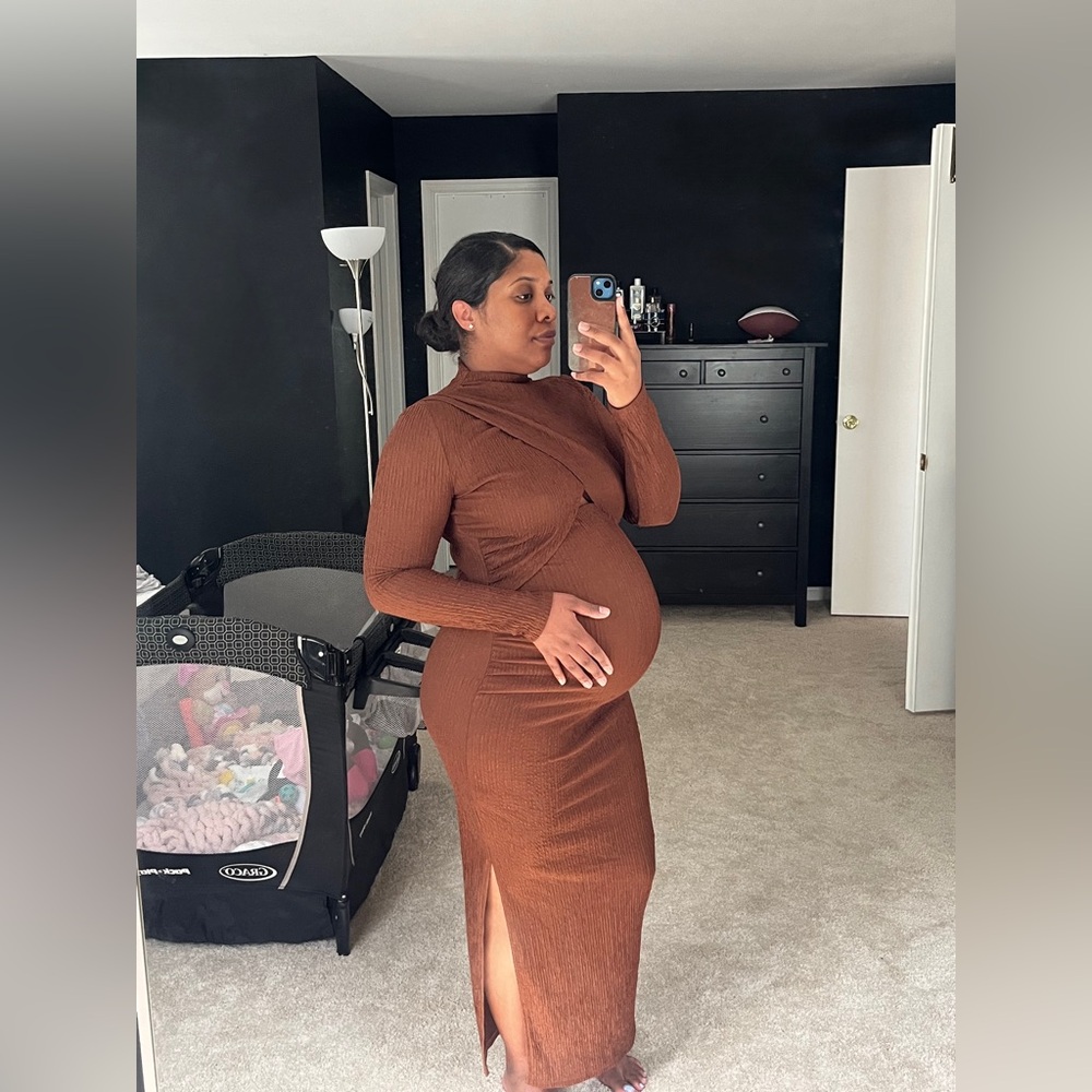 Brown Maternity (non-maternity) Dress